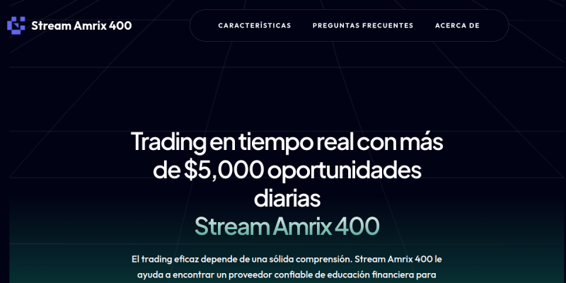 Stream Amrix 400のサイト画像